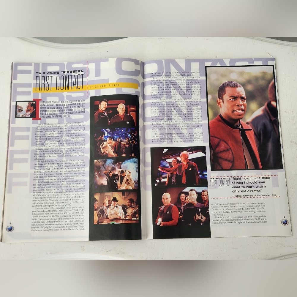 Vintage Star Trek Communicator Magazine #109 First Contact Behind The Scenes - Picture 4 of 7